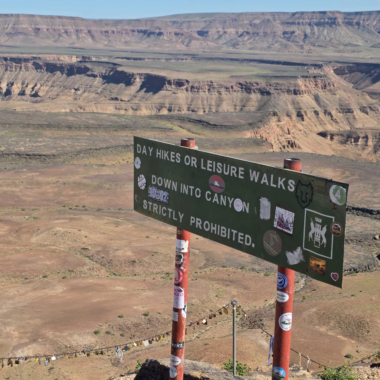 Fish River Canyon overlook