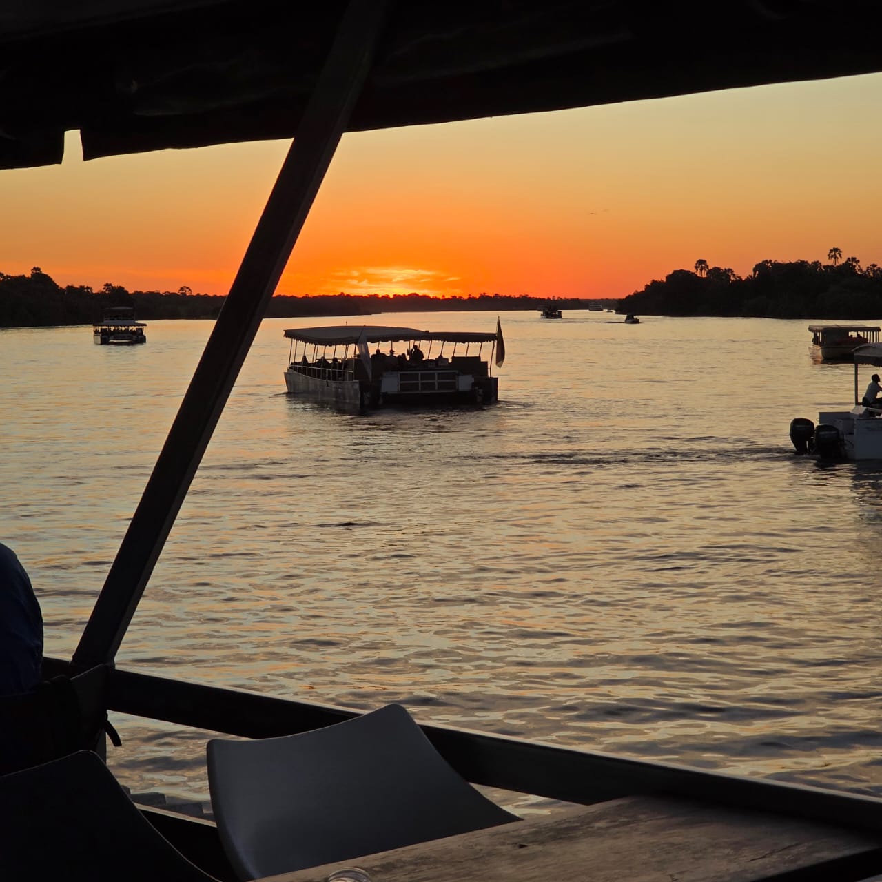Sunset over the Zambezi